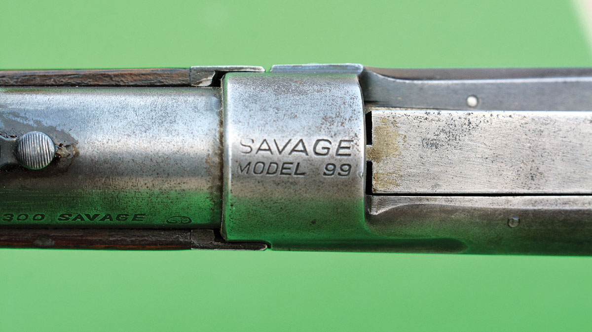 “SAVAGE Model 99” receiver marking.